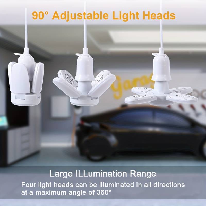 1-pc LED Four-leaf Lamp, Mini Folding Lamp, Pendant Lamp, Folding Lamp, High Brightness, Small Size